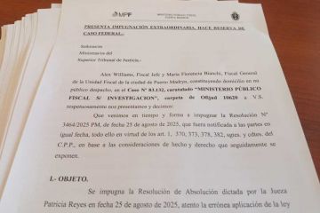 El Ministerio Público Fiscal impugnó el fallo que absolvió a los acusados por contaminación ambiental en el Golfo Nuevo