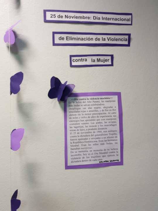 En el Savd se recordó el día de la lucha para erradicar violencia contra mujeres