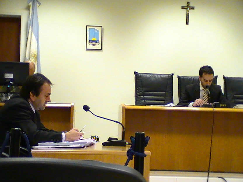 Fiscal Marcelo Cretton y juez Mariano Nicosia