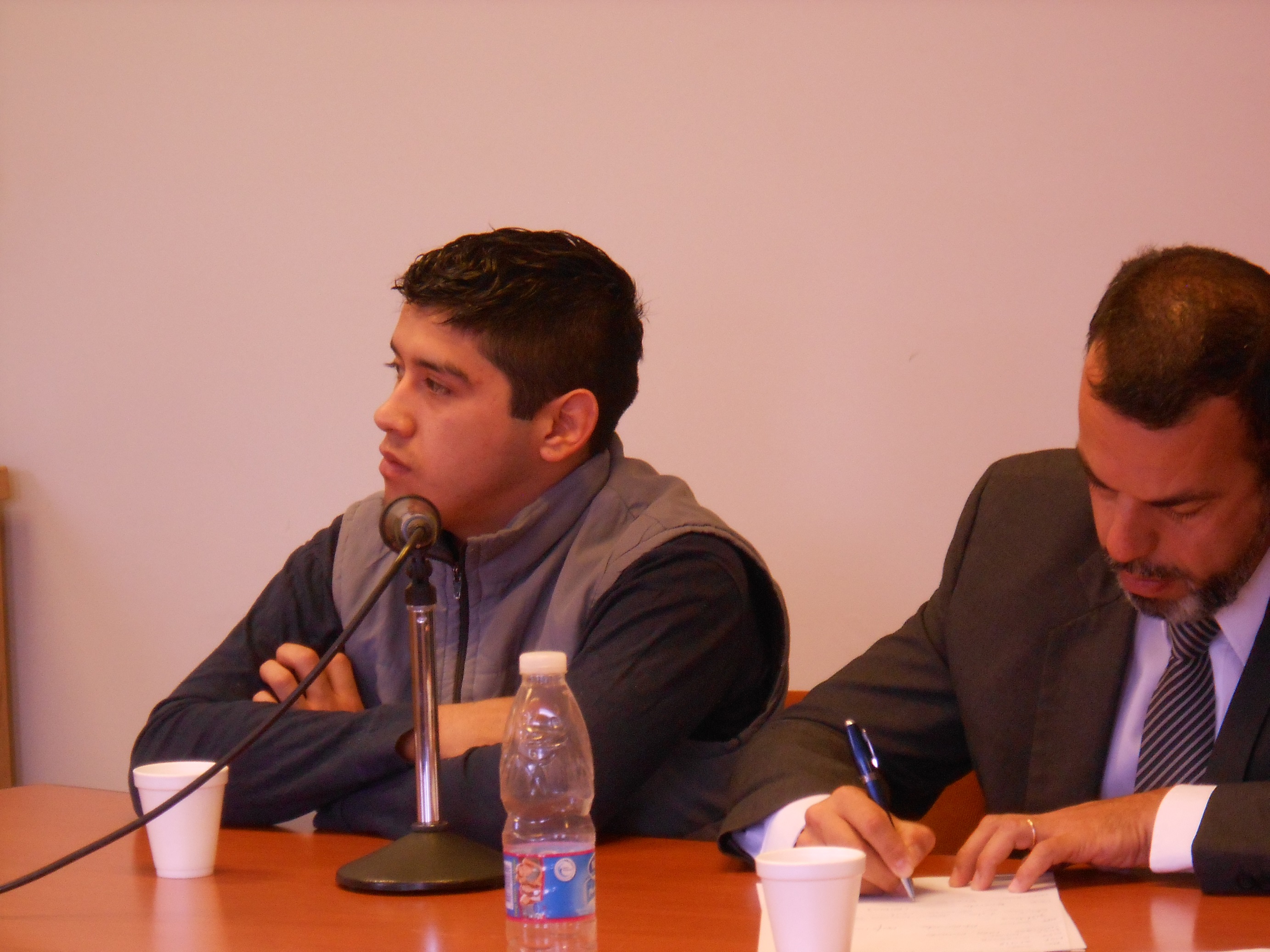 Imputado Facundo Lara, Defensor Marcos Ponce