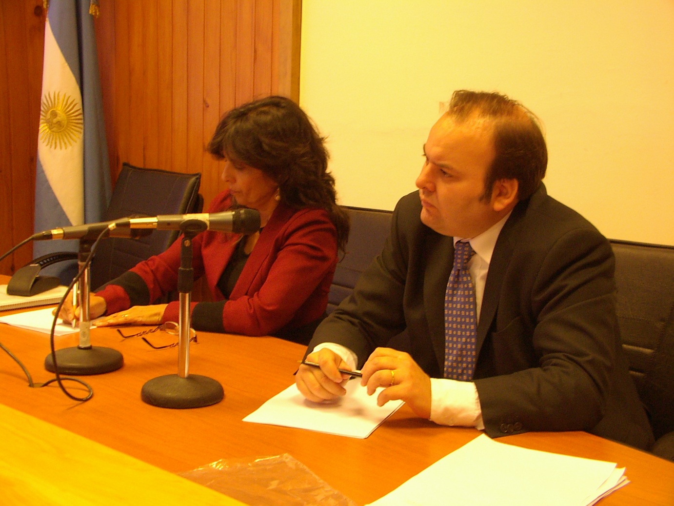 izq Anabel Rodríguez - der Martín O'Connor