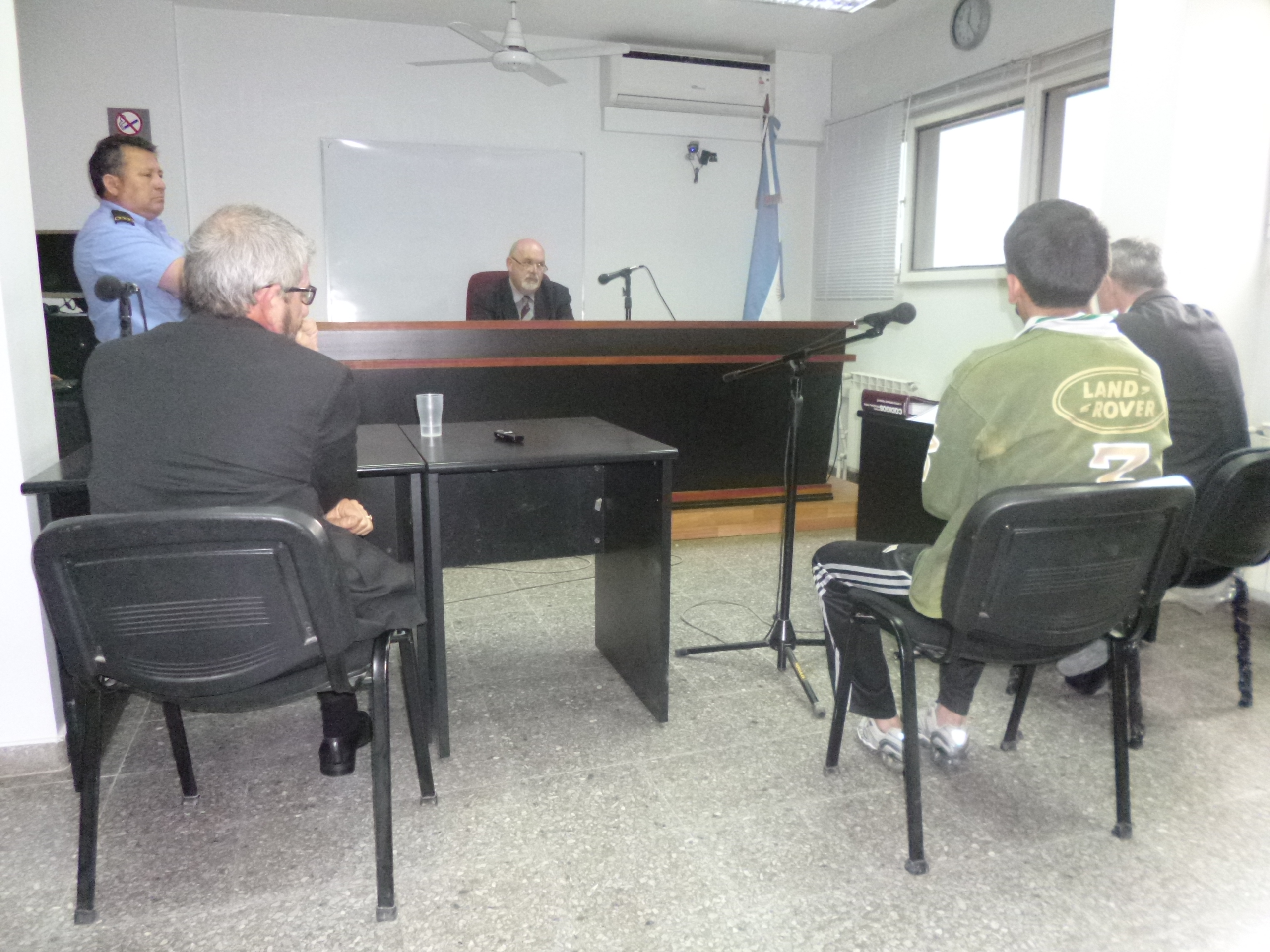Aspecto de la audiencia de control 