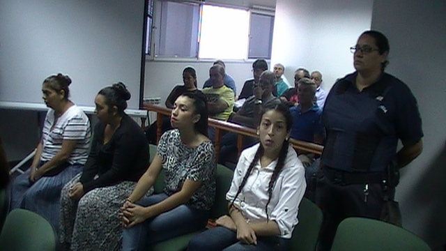 El público colmó la sala del sexto piso de tribunales
