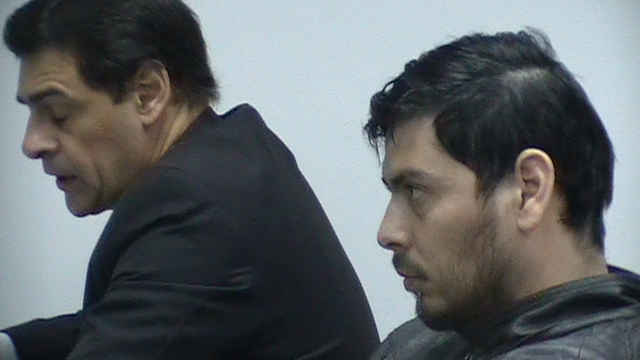 Las defensas y el imputado Guzmán