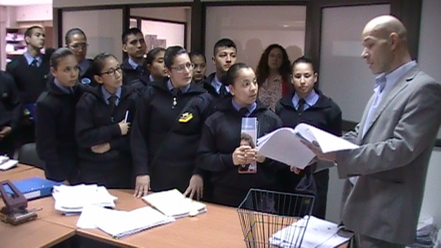 La recorrida incluyó las diversas agencias del Ministerio Público