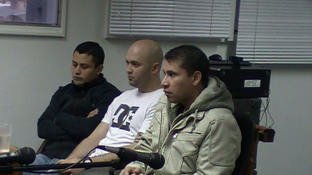 Los tres policías acusados