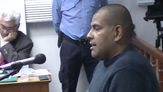 Declara el acusado Aníbal Muñoz