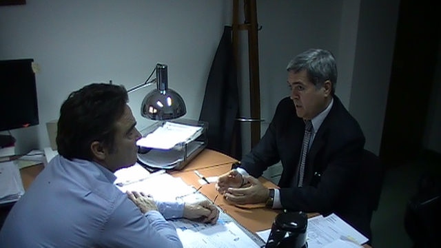 El procurador general con el jefe de fiscales de Trelew