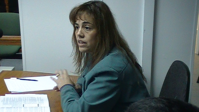 La fiscal general Mirta Moreno