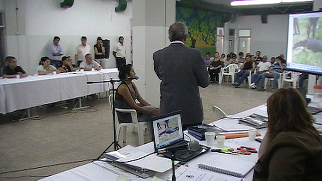 Se toma testimonio con reconstrucción fotográfica