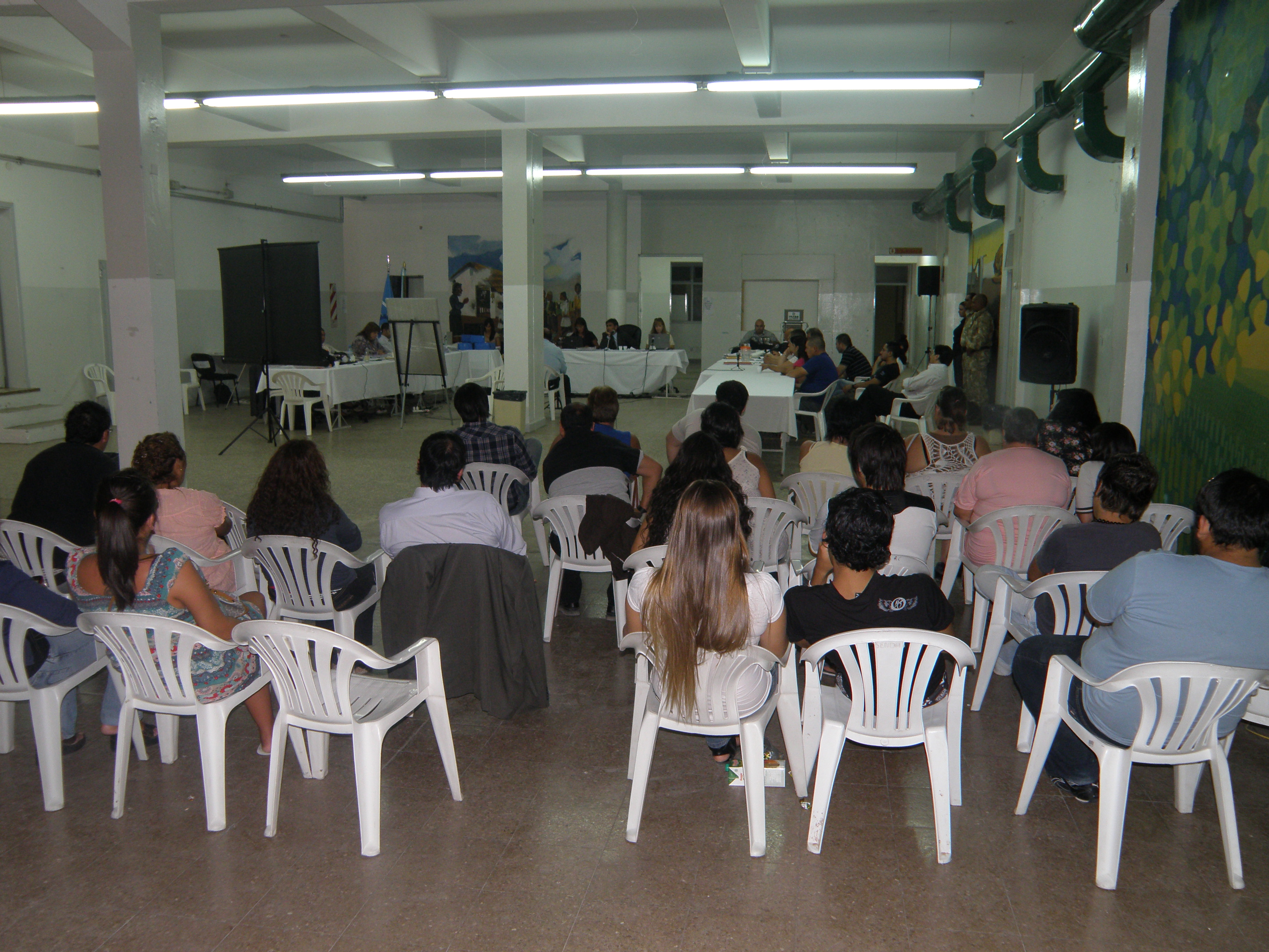 Una vista del juicio oral y público