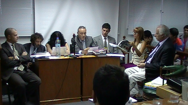 El staff de defensores de los 22 imputados
