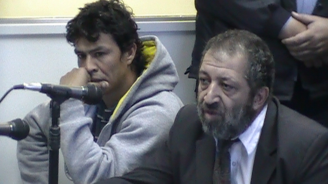 El imputado junto a su abogado defensor