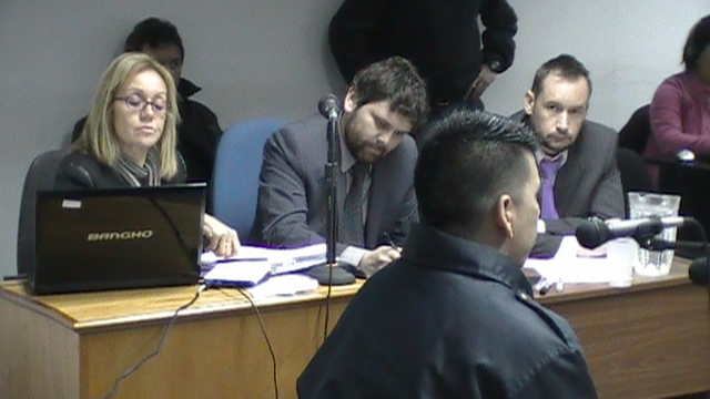 Un testigo deponiendo en causa Castaño