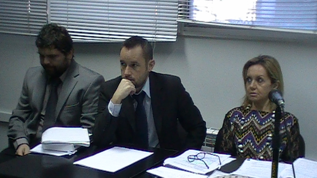 Representantes de fiscalía y querella