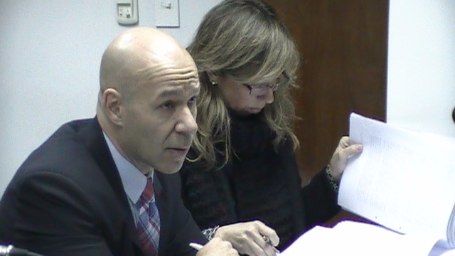 Los fiscales María Tolomei y Omar Rodríguez