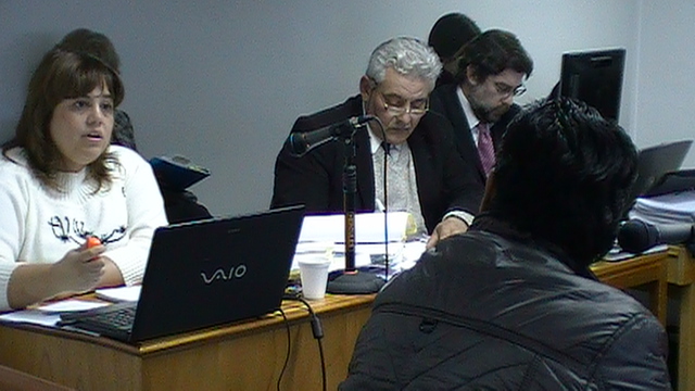Momento que depone un testigo