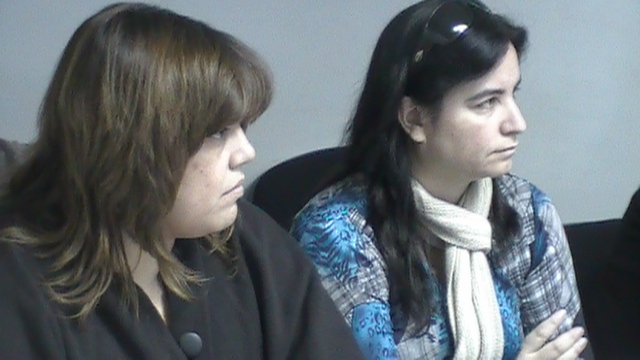 La Fiscalía, representada por la Fiscal Mirta Moreno y la funcionaria Claudia Ibáñez