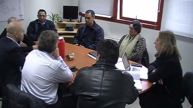 La reunión fue convocada por los fiscales Tolomei y Rodríguez