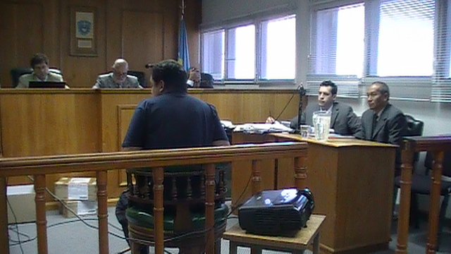 Aspecto general de la audiencia de debate