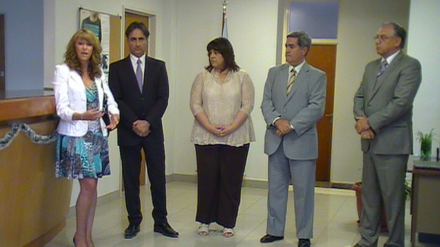 El acto dejó en funciones la oficina de identificación en Trelew