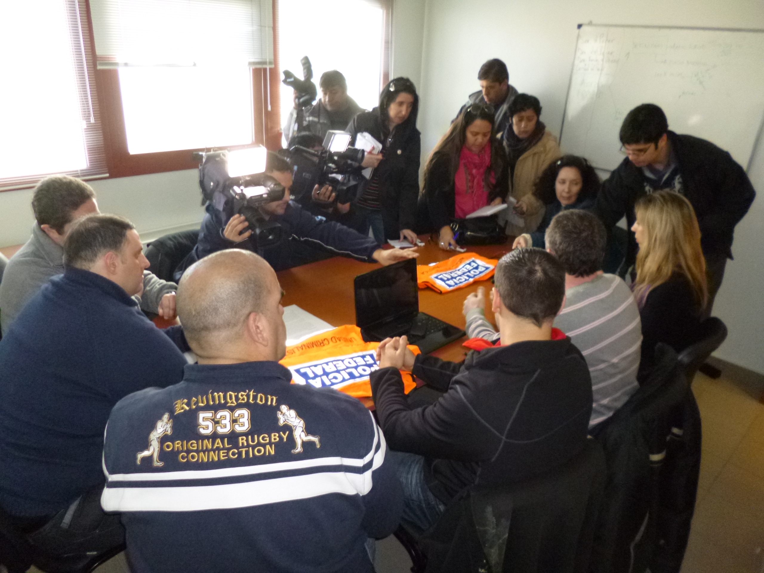 La prensa pudo consultar sobre las tareas que se realizan para el avance de la causa