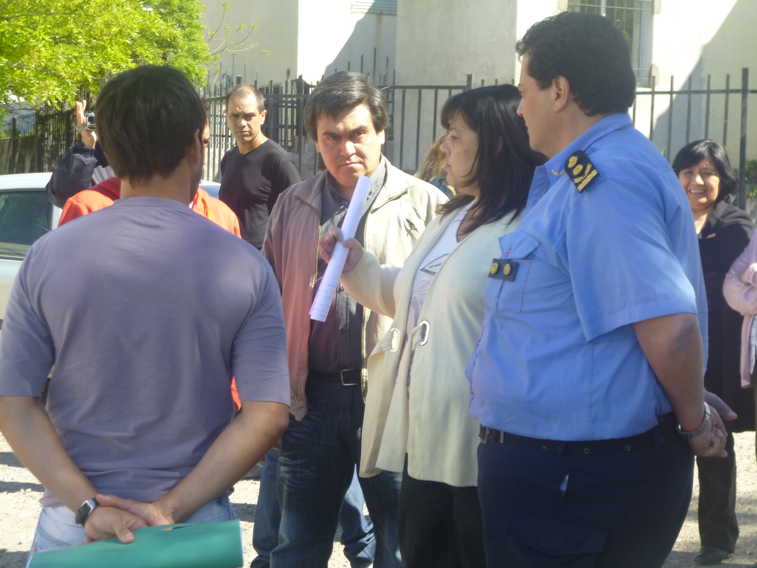 La doctora Moreno coordinó tareas con áreas de la fuerza policial