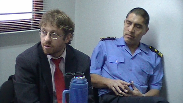 El subsecretario García Palumbo y el comisario Marinao